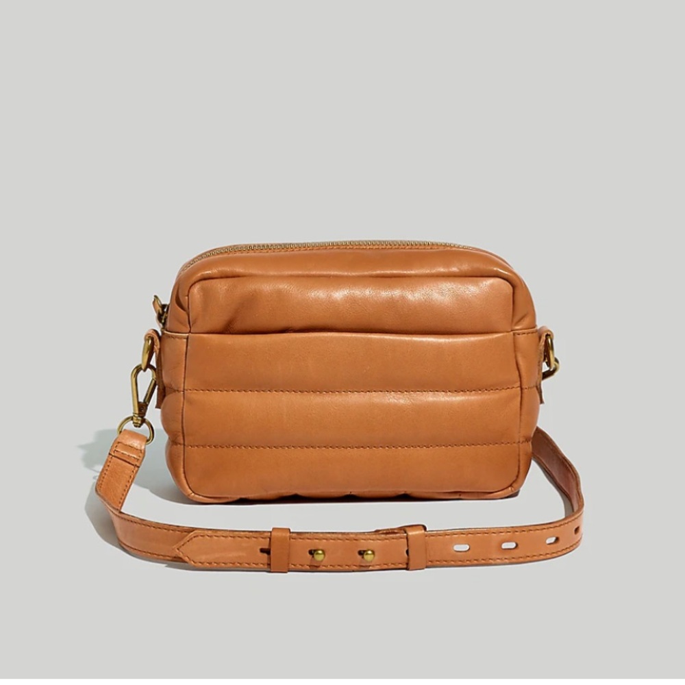 Madewell the transport camera bag puff edition